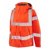 Leo Workwear Expander Class 3 Hi-Vis Orange Maternity Expander For Rosemoor Women's Jacket